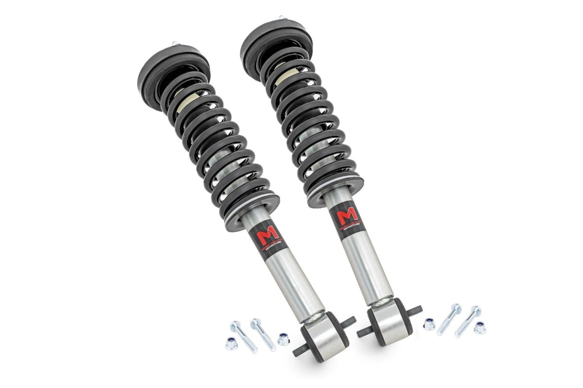 Ford F-150 Suspension Lift Kit - Front - Rough Country - M1 Loaded Strut Pair - '14-'25